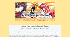 Desktop Screenshot of animeemergency.com