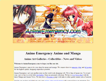 Tablet Screenshot of animeemergency.com